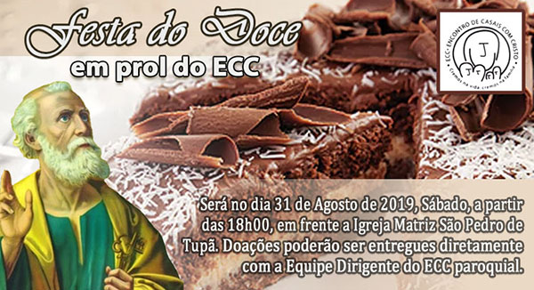 ECC paroquial promover Festa do Doce