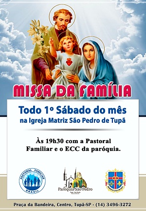 Missa da Família na São Pedro de Tupã