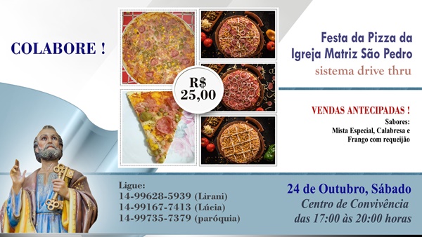 So Pedro de Tup promover Festa da Pizza