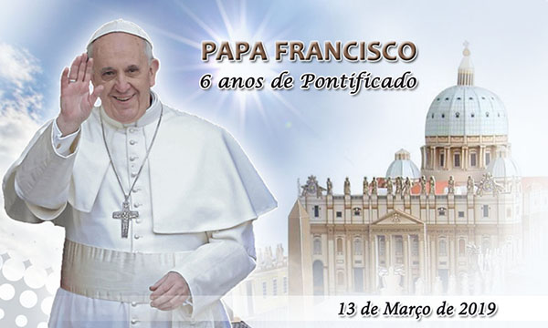 Papa Francisco completa 6 anos de Pontificado