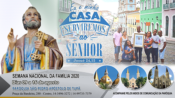 So Pedro de Tup ir celebrar Semana Nacional da Famlia 2020